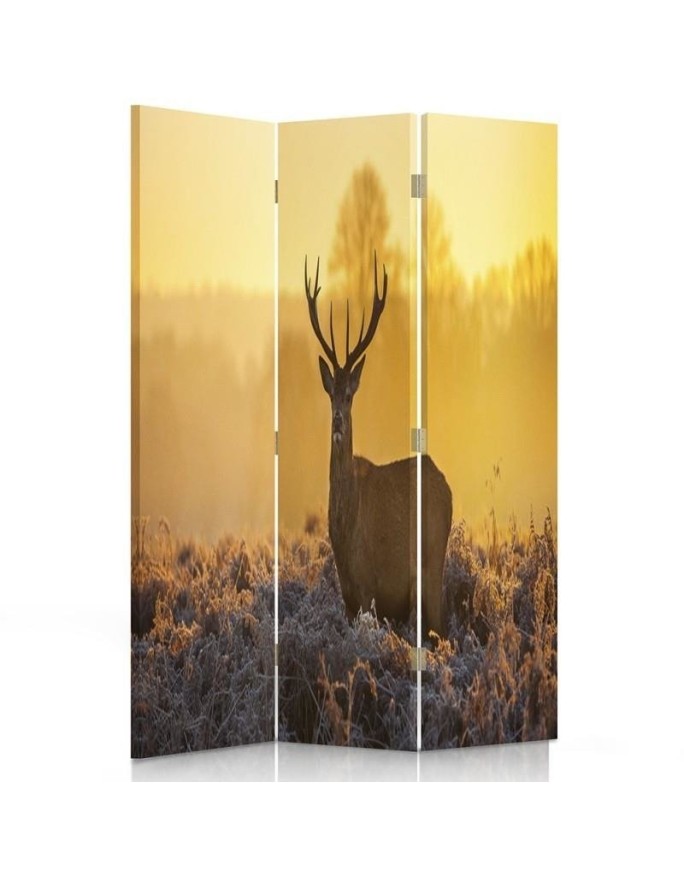 Room Divider Deer at sunset