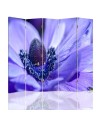 Practical double-sided screen - Heart of a purple flower | FEEBY