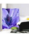 Practical double-sided screen - Heart of a purple flower | FEEBY
