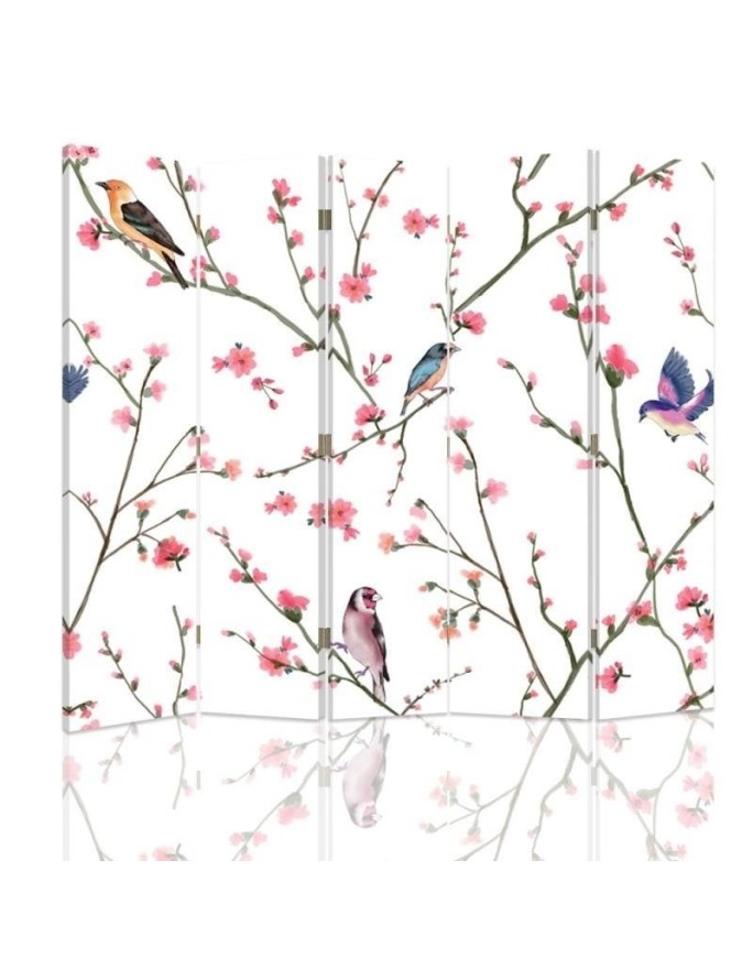 Modern bathroom divider - Birds | FEEBY