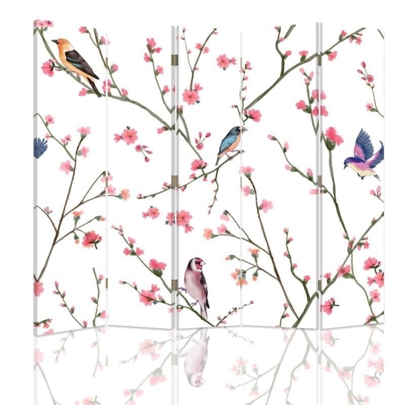 Modern bathroom divider - Birds | FEEBY
