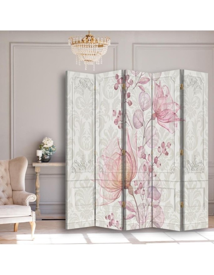 Bedroom divider - Baroque flowers | FEEBY