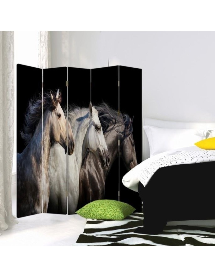 Bedroom divider - Three horses | FEEBY
