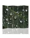 Practical room divider - Raindrops on a leaf | FEEBY