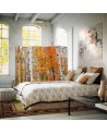 Practical room divider - Birch forest in autumn | FEEBY