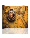 room divider - Compass on an old map | FEEBY