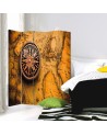 room divider - Compass on an old map | FEEBY