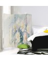Decorative room divider - Delicate pastel flowers | FEEBY