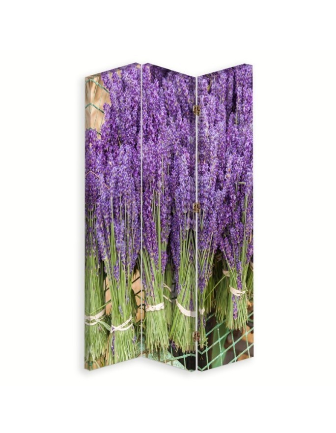 Decorative room divider - Lavender bouquets | FEEBY