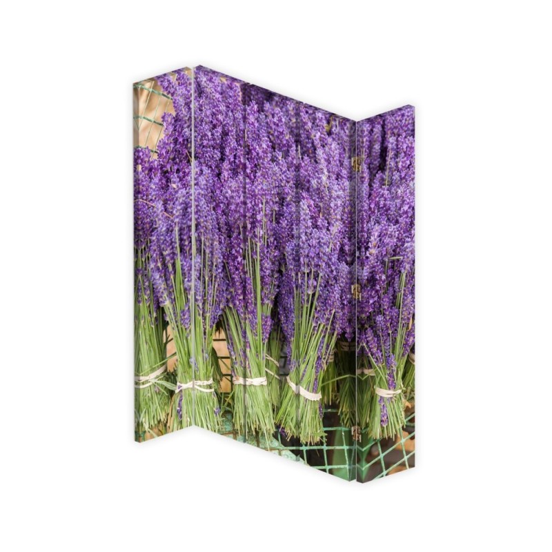 Decorative room divider - Lavender bouquets | FEEBY
