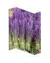 Decorative room divider - Lavender bouquets | FEEBY