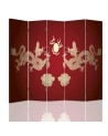 Two-sided screen - Red dragons | FEEBY