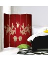 Two-sided screen - Red dragons | FEEBY