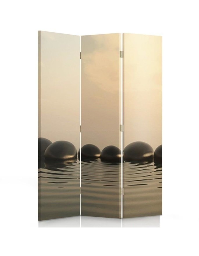 room divider - Grey composition of zen stones | FEEBY