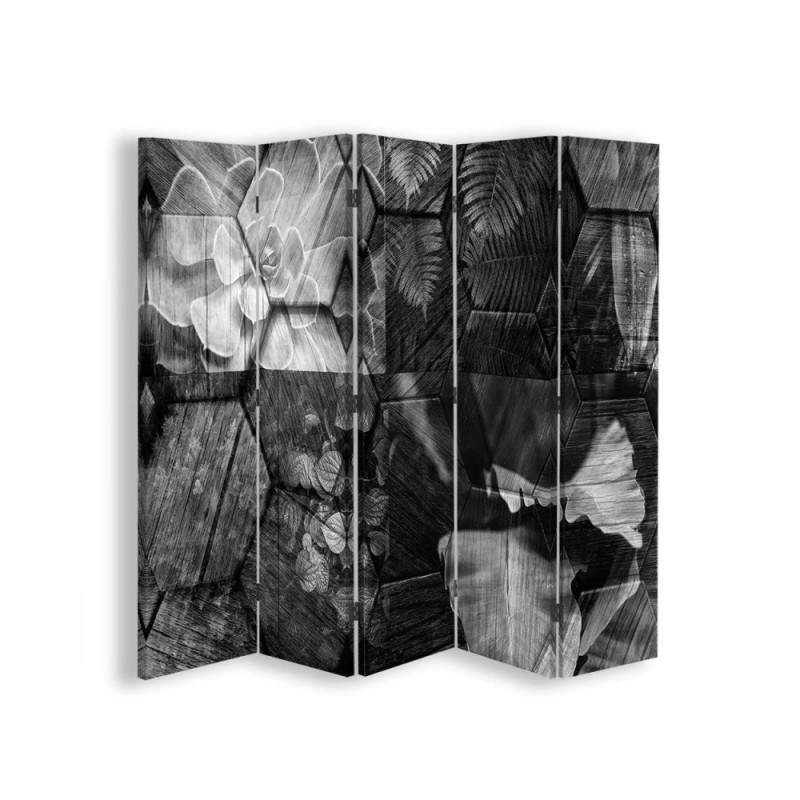 Double-sided room divider - Grey mystery | FEEBY