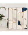 room divider - Blue and gold lines | FEEBY