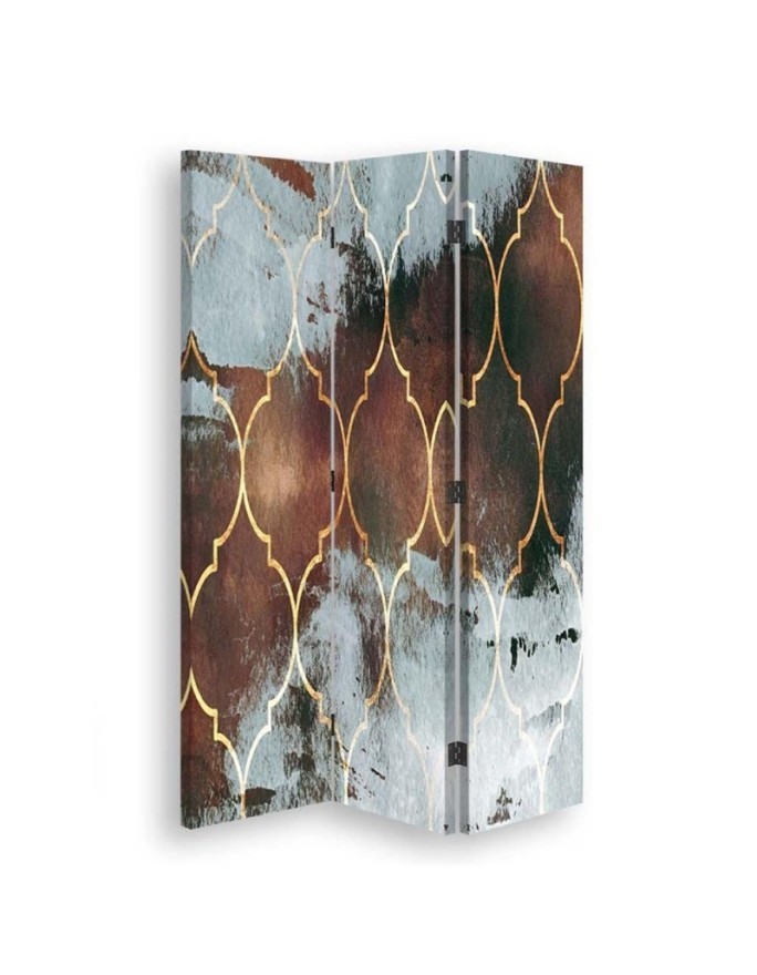 room divider - Moroccan clover in brown | FEEBY