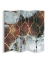 room divider - Moroccan clover in brown | FEEBY