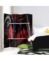 Room divider - Red expressive abstraction | FEEBY
