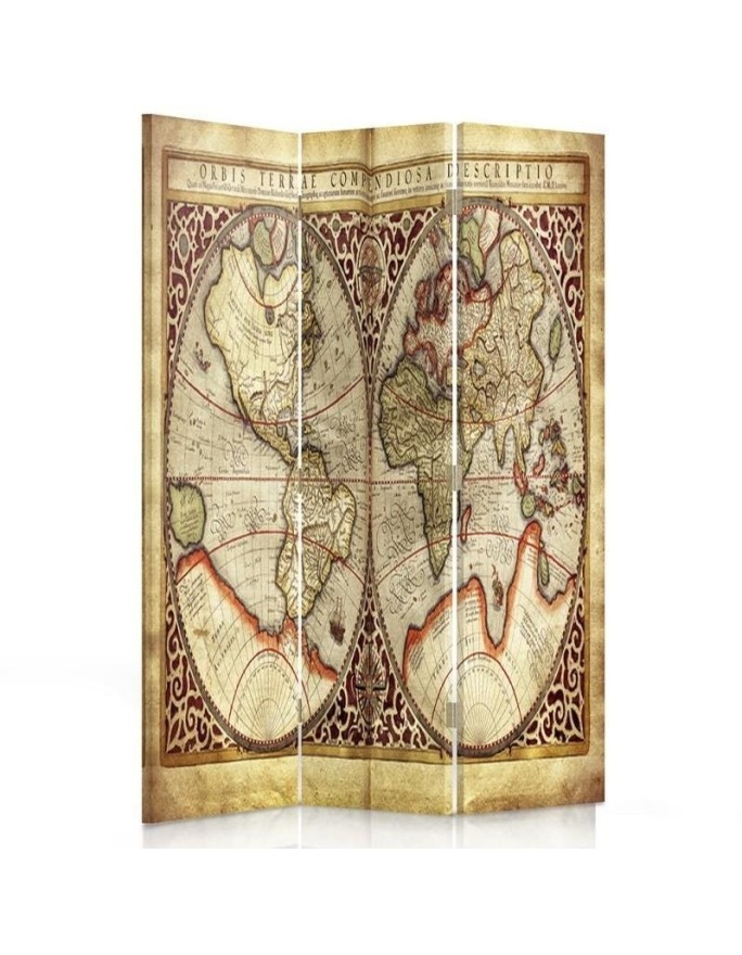 Decorative screen - Old world map | FEEBY
