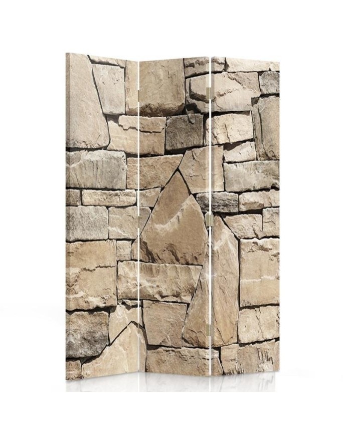 Living room divider - Beige sandstone wall | FEEBY