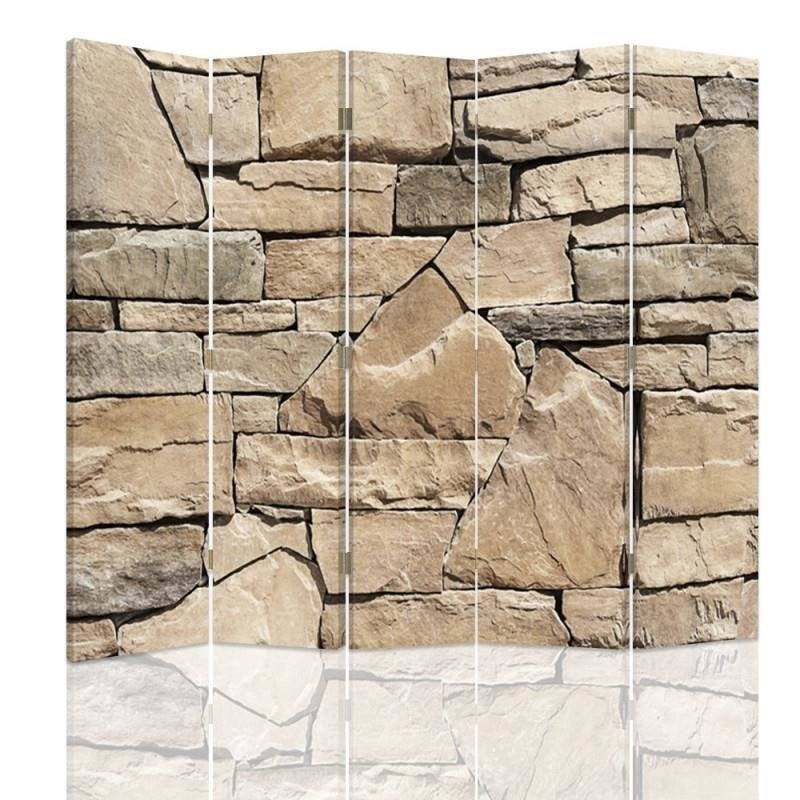 Living room divider - Beige sandstone wall | FEEBY