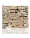 Living room divider - Beige sandstone wall | FEEBY