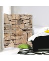 Living room divider - Beige sandstone wall | FEEBY