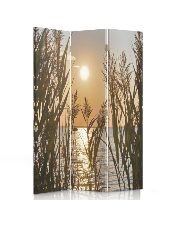 Bathroom divider - Sunset over the lake | FEEBY