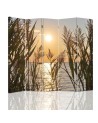 Bathroom divider - Sunset over the lake | FEEBY