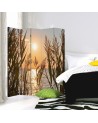 Bathroom divider - Sunset over the lake | FEEBY