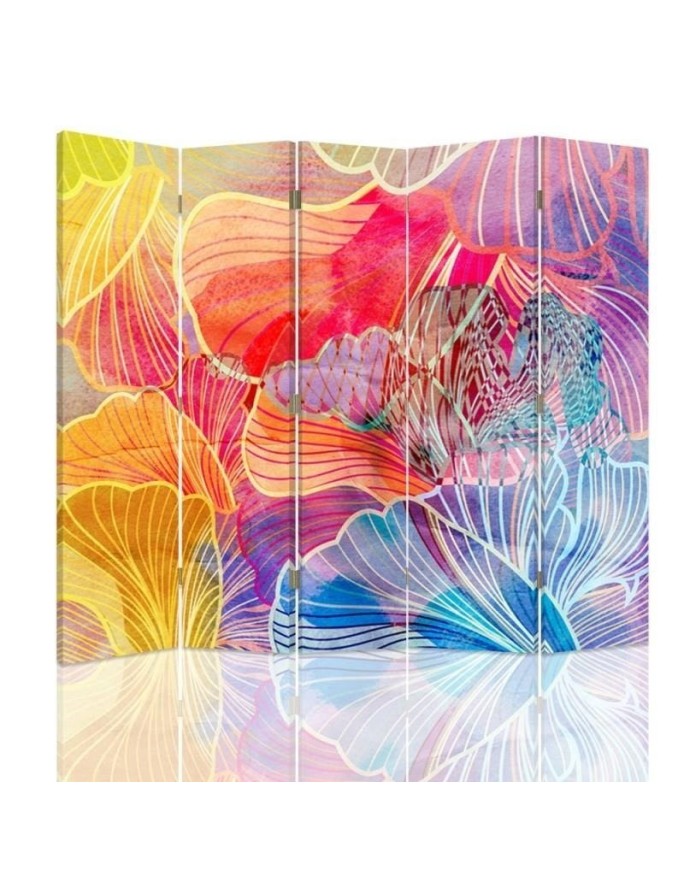 Practical screen - Abstraction with petals | FEEBY