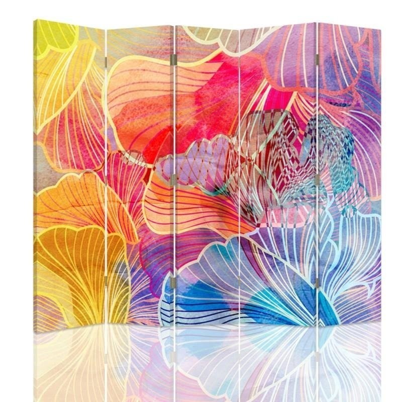 Practical screen - Abstraction with petals | FEEBY