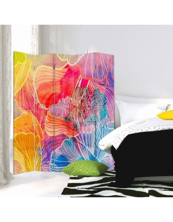 Practical screen - Abstraction with petals | FEEBY