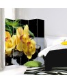 Decorative screen - Black of yellow orchid | FEEBY