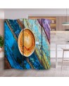 Living room divider - Coffee on a rustic table | FEEBY
