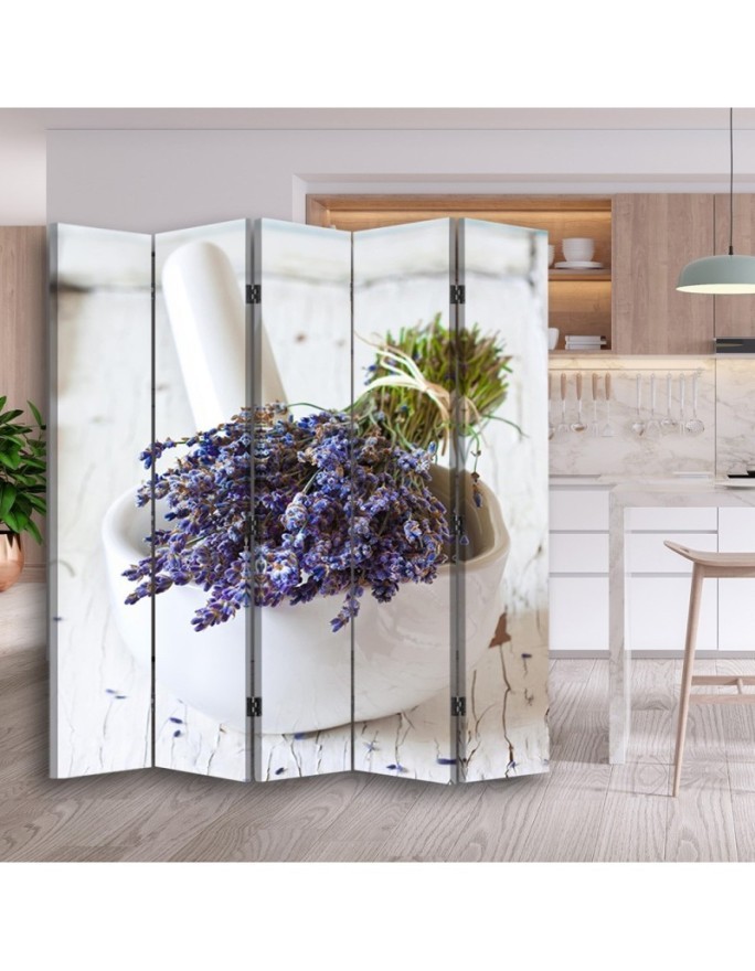 room divider - Lavender bouquet and mortar | FEEBY