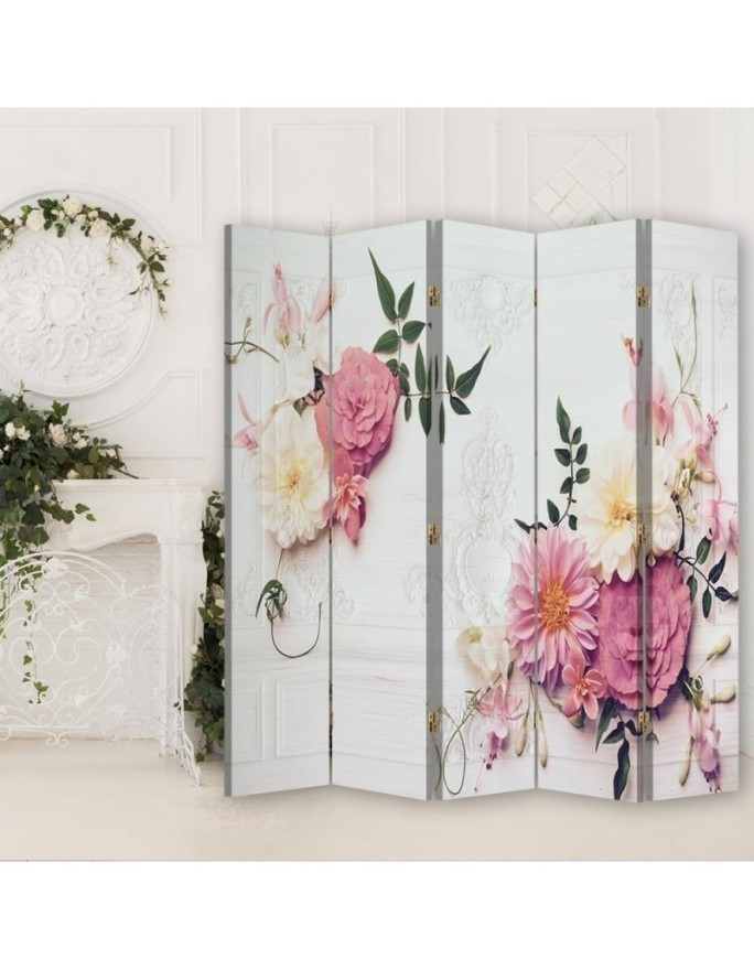 Room divider - Pink flowers | FEEBY