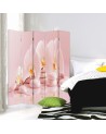 Double-sided folding screen - Zen orchids | FEEBY