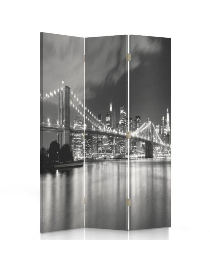 Room divider - Brooklyn Bridge at night | FEEBY
