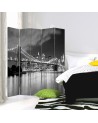 Room divider - Brooklyn Bridge at night | FEEBY