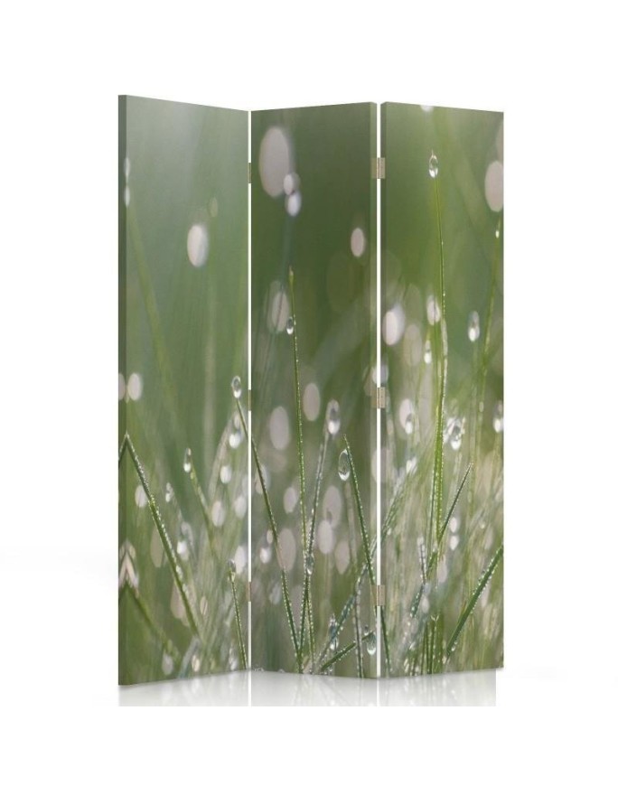 Decorative room divider - Dewdrops on the grass | FEEBY