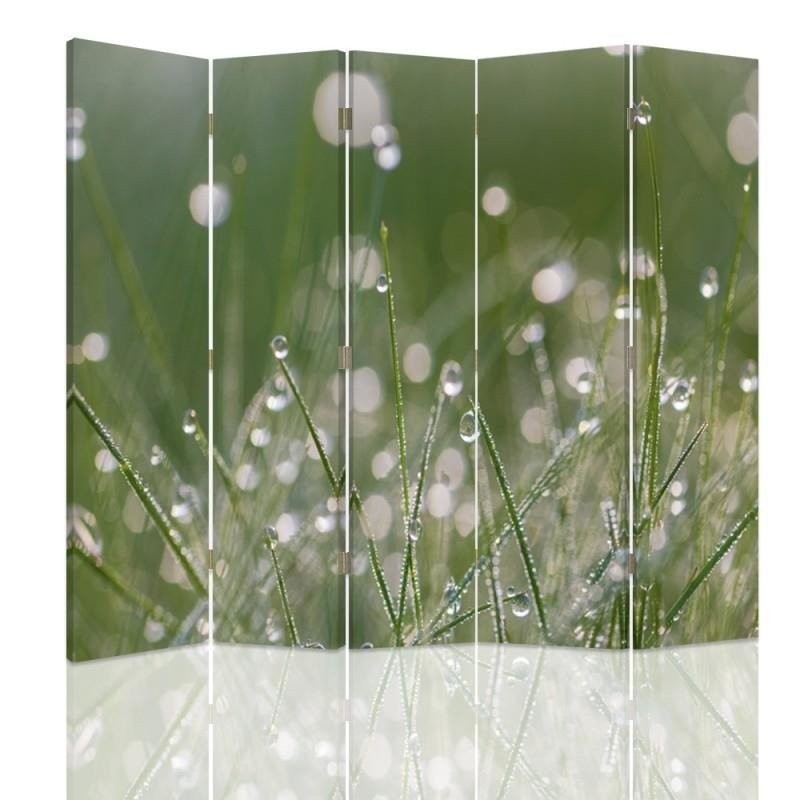 Decorative room divider - Dewdrops on the grass | FEEBY