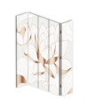 Bedroom divider - Lotus flower in beige | FEEBY