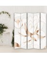 Bedroom divider - Lotus flower in beige | FEEBY