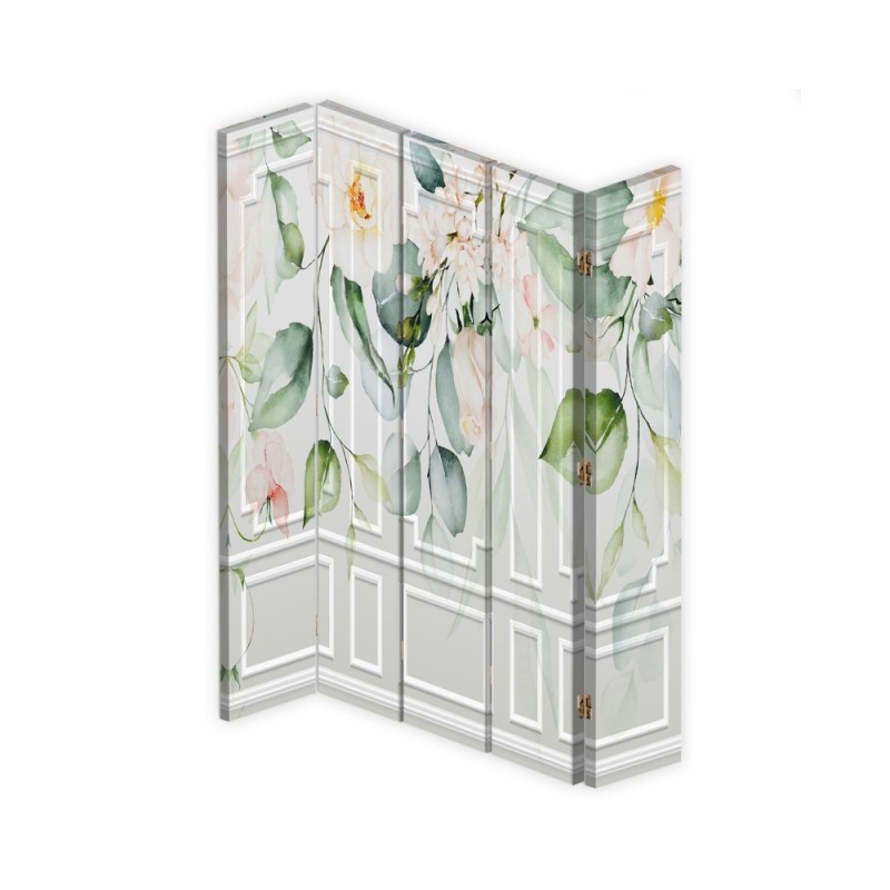 Decorative screen - Green leaves | FEEBY