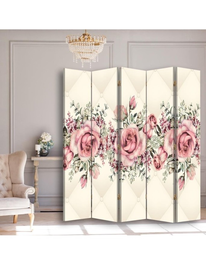 Room divider - Blooming roses | FEEBY