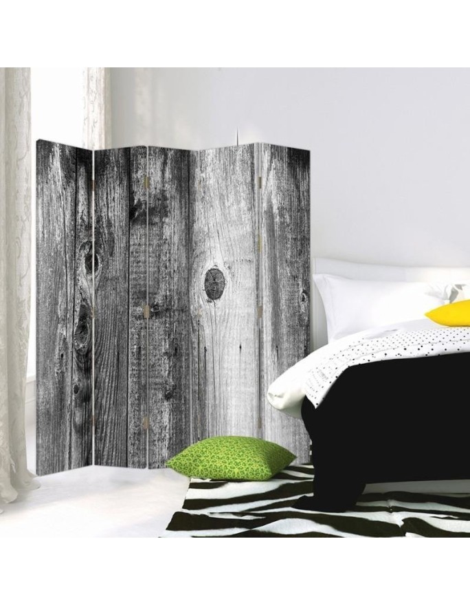 Living room divider - Rustic planking | FEEBY