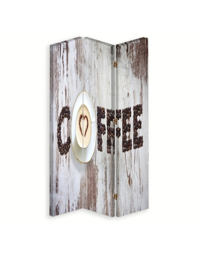 Kitchen screen - Coffee inscription made from coffee beans | FEEBY