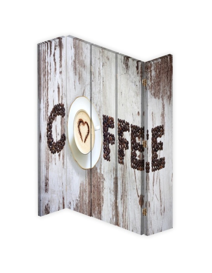 Kitchen screen - Coffee inscription made from coffee beans | FEEBY